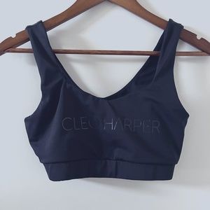 Cleo Harper Sports Bra In Black Size XS/S